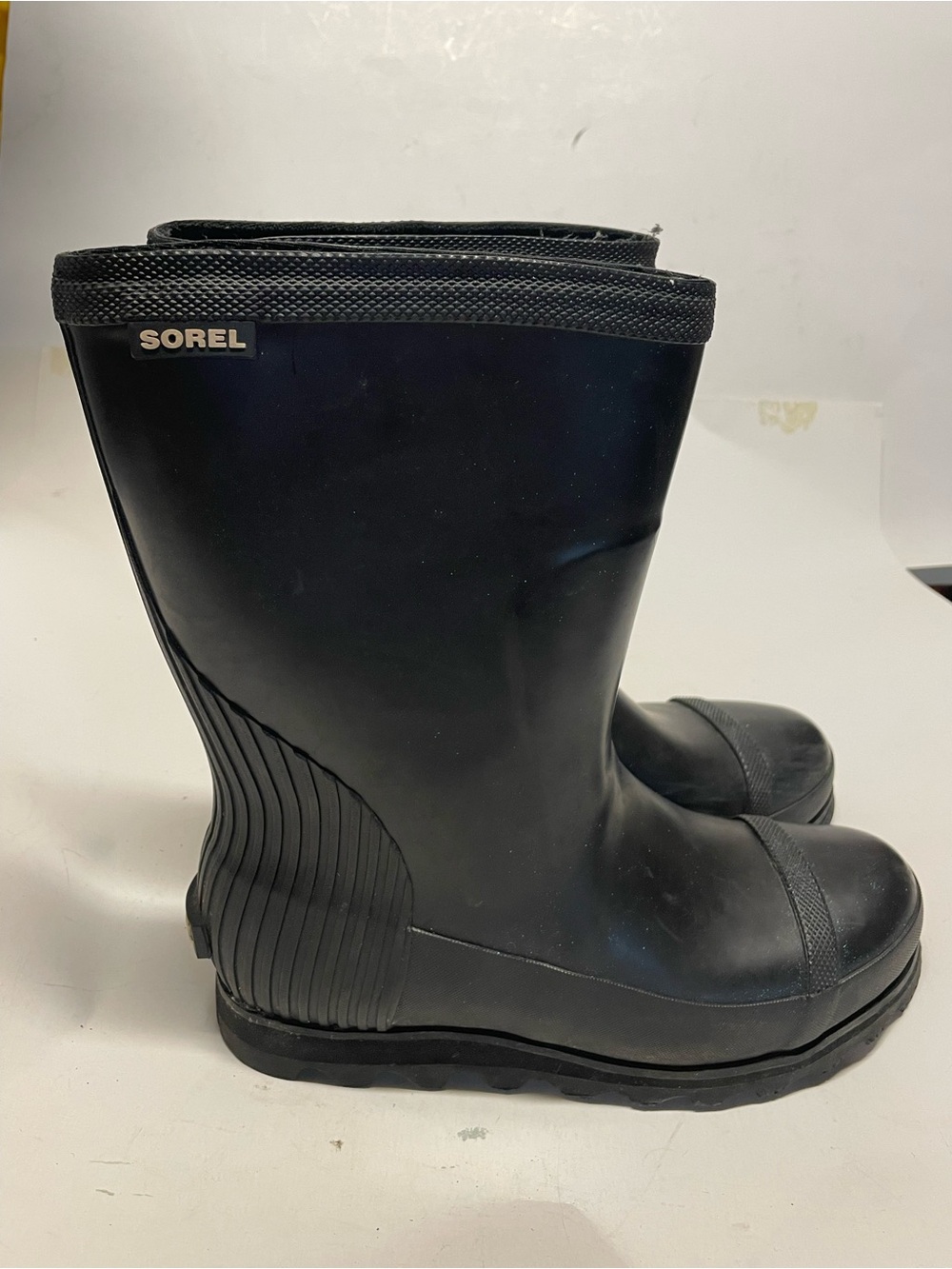 Sorel Women's Joan Short Rain Black Boot NL2443-010 Size US 6 EU 37 UK 4